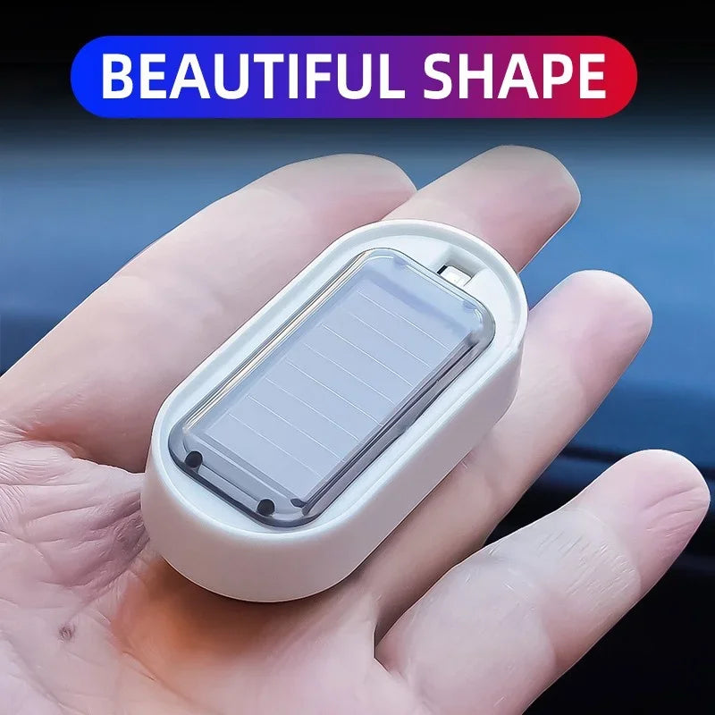 Security Warning Solar Powered Simulated Alarm Wireless