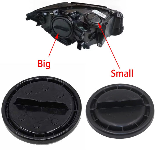 For BMW F10 F18 Head Light Headlight Dust Cover Black Cap