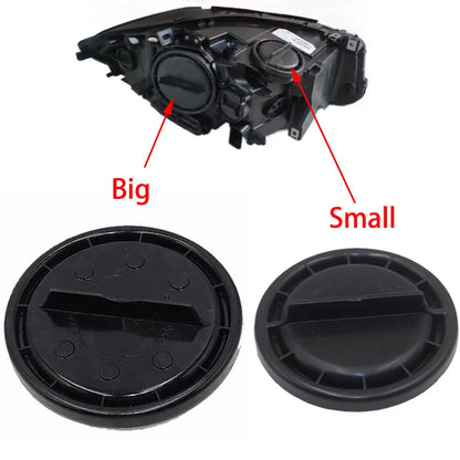 For BMW F10 F18 Head Light Headlight Dust Cover Black Cap