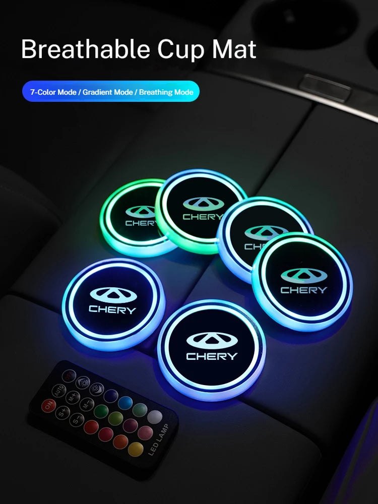 For Chery Tiggo 2 3 4 Color Changing Cup Holder Rear Windshield