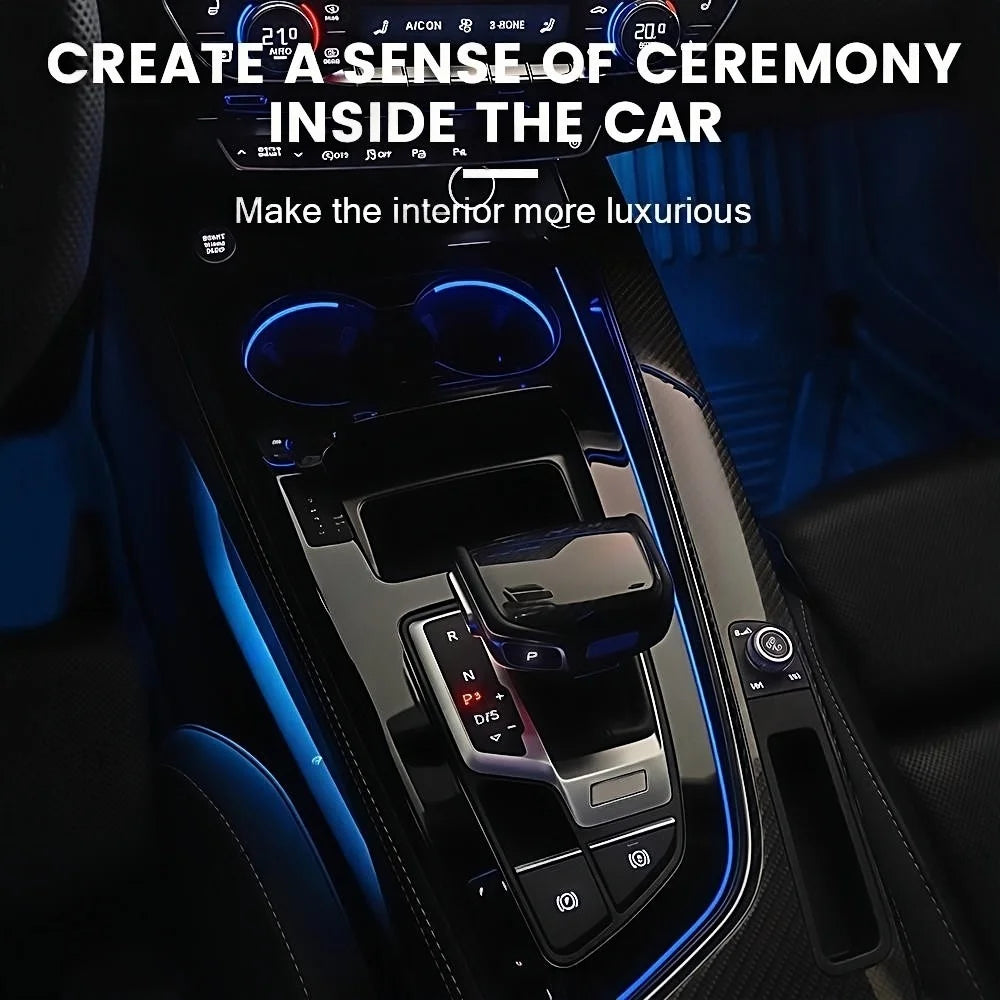For Audi A4 A5 B9 2017-2023 Auchi Colors Center Console Black
