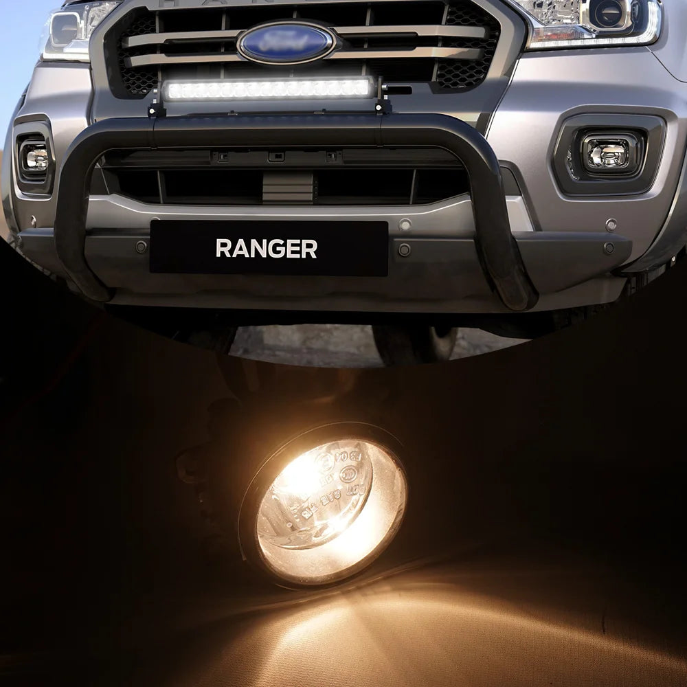For 2019-2021 Ford Ranger Front Bumper Fog Full Set Driving