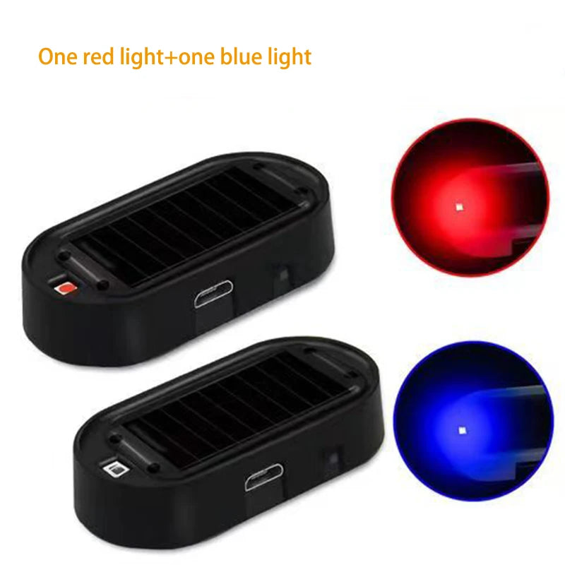 Solar Powered Fake Security Simulated Dummy Alarm Wireless