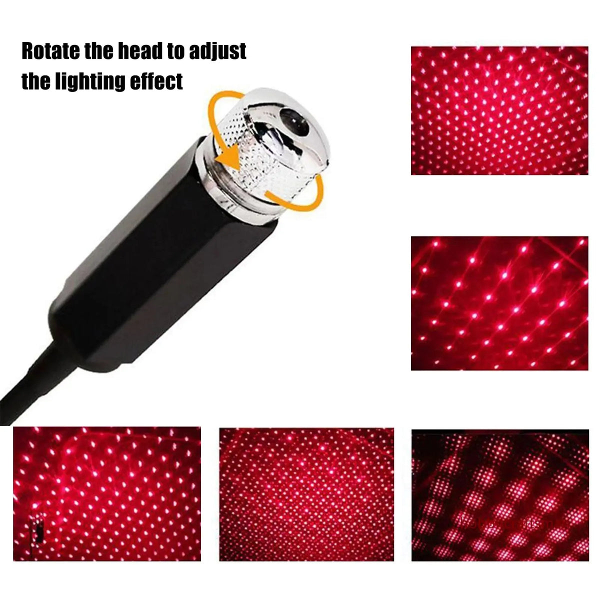 For Auto Roof Room Ceiling Decor MINI Roof Star Night Projector
