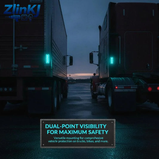 Solar Powered Warning Strobe Wireless anti-collision Side Marker