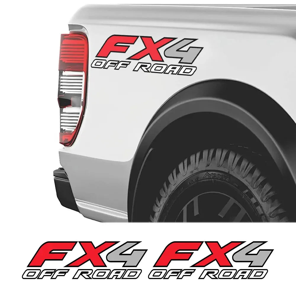 For Ford Ranger Raptor F150 Mitsubishi 2PC FX4 Off Road Sticker