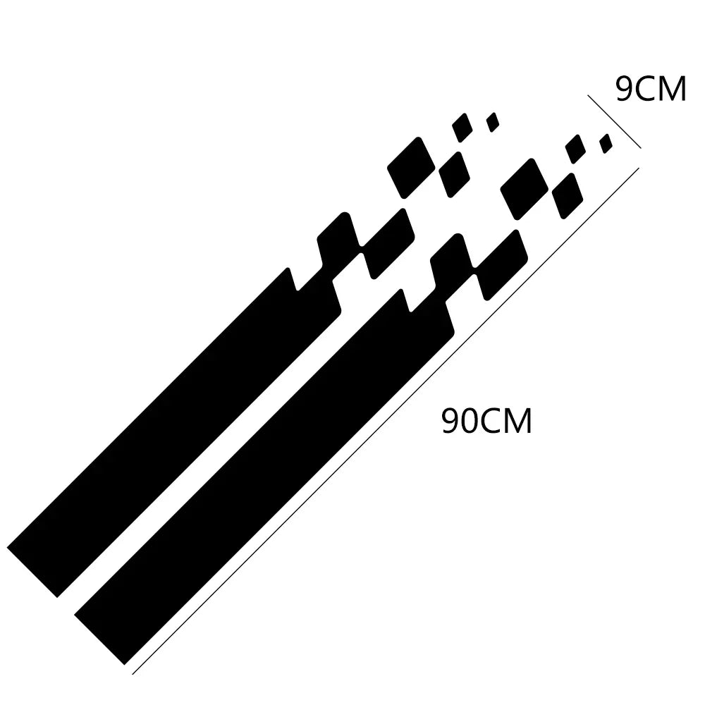 For All Models Hood Cover Stickers Racing Sport Bonnet Vinyl