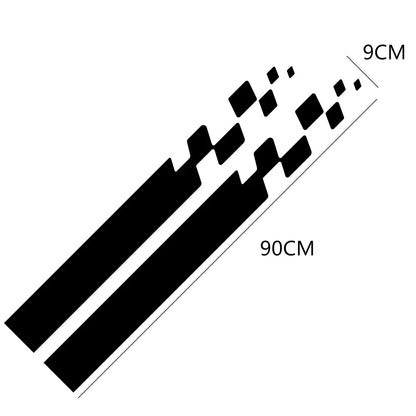 For All Models Hood Cover Stickers Racing Sport Bonnet Vinyl