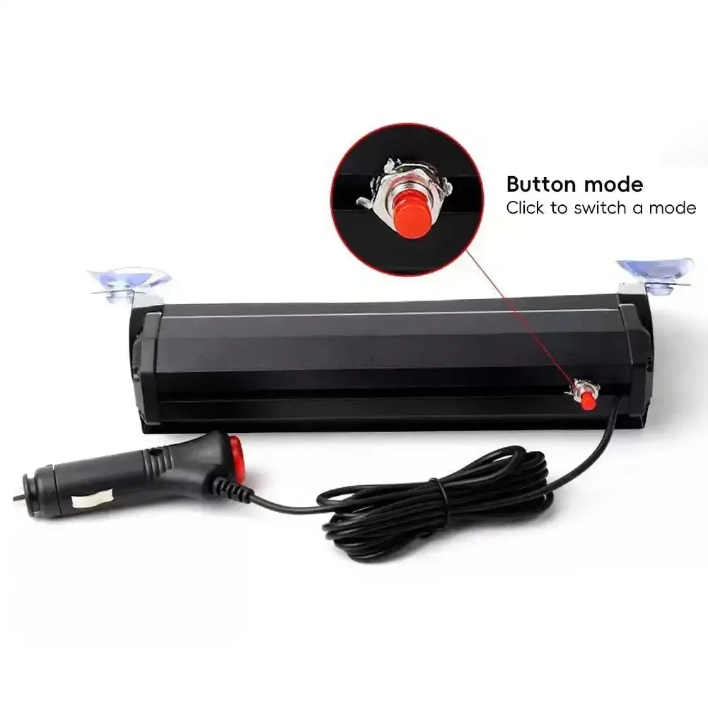 Strobe Flasher Windshield Flashing Warning Signal Red Blue