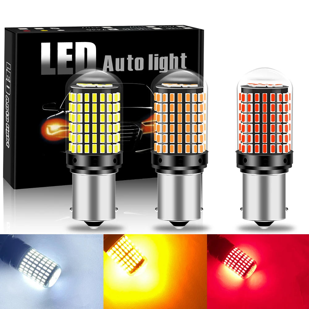 1PCS 1156 ba15s Canbus 3014 144 Smd 1157 bay15d