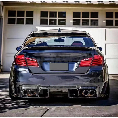 For BMW 5 Series F10 F18 Jxwancf Carbon Fiber Rear Bumper