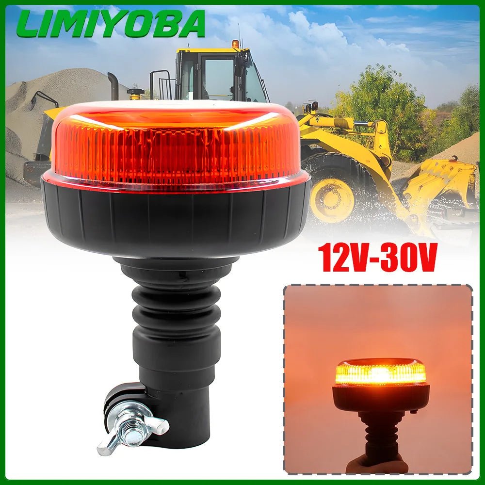 12V 24V 36W Rotating Warning Tractor Truck Flashing Amber
