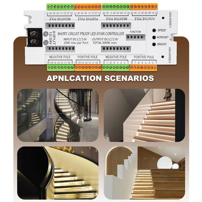Stair Pir Motion Sensor Lighting Steps Indoor Staircase Stairway