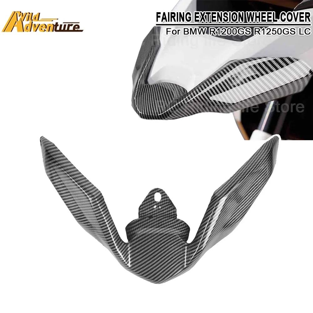 For BMW R1200GS R1250GS R 1200 Carbon Look Front Beak Fairing