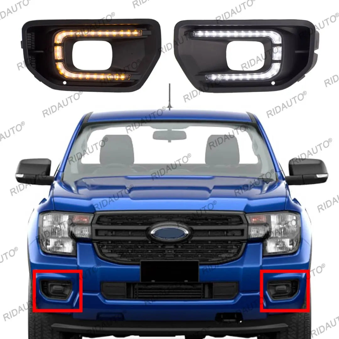For Ford Ranger T9 Xl Xlt Fog Turn Signal Daytime Running Fit