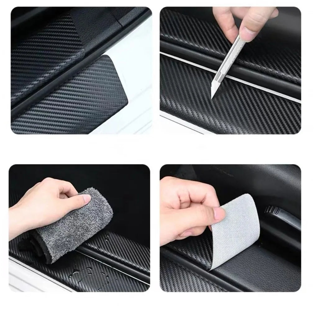 For Ds Spirit DS3 DS4 DS5 Logo Door Sill Scuff Plate Decor