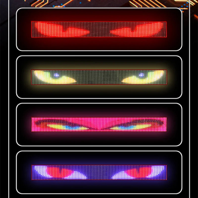 For Board Windshield 12V 24V Truck Devil Eye Pixel Panel