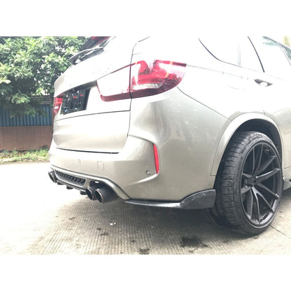 For BMW X5M F85 X6M F86 Rear Bumper Lip Diffuser Splitters Flaps
