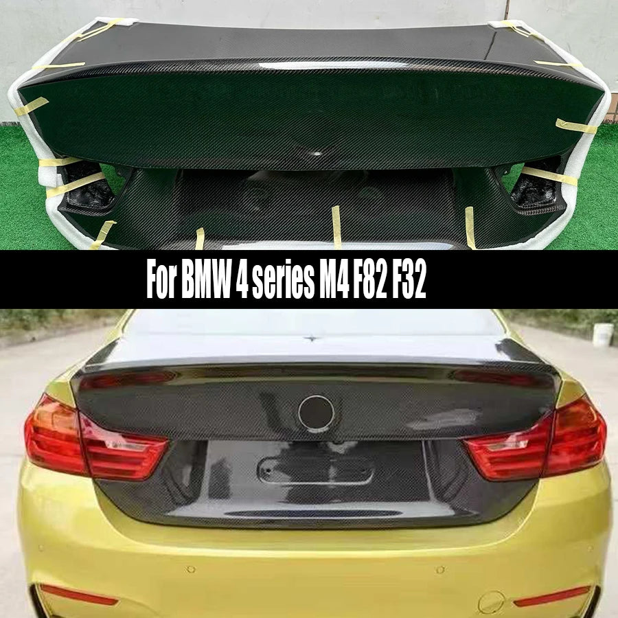 For BMW 4 Series M4 F82 F32 Carbon Fiber Trunk Lid Encloses