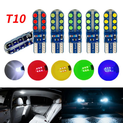 100PCS 12V Fixed Flash T10 Interior License Plate 194
