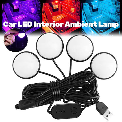 In Ambient Foot Interior Pedal Brightness Colorful Remote Or