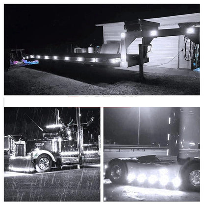 4PCS 12v-24v Side Marker Warning Tail External Trailer Truck