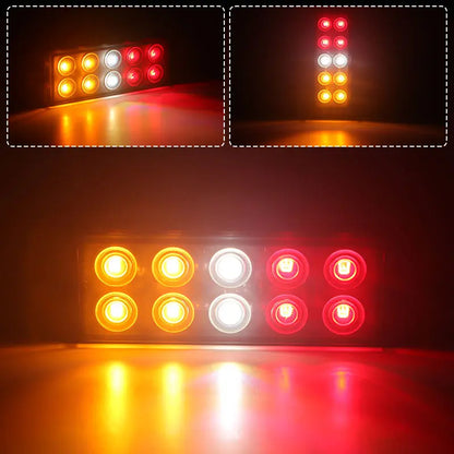 For Scania 2PCS 12v-24v Truck Side Marker Trailer Reflector Van