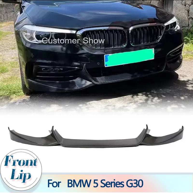 For BMW 5 Series G30 530I Front Bumper Lip Spoiler 540I Base