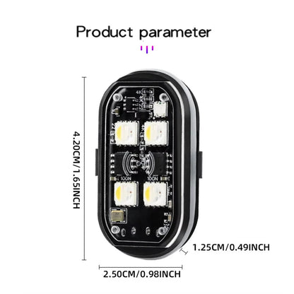 RGB Strobe Motorcycle Flash Position Wireless Aircraft Airplane