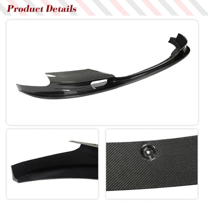 For BMW 5 Series F10 M5 Carbon Fiber Front Bumper Lip Spoiler