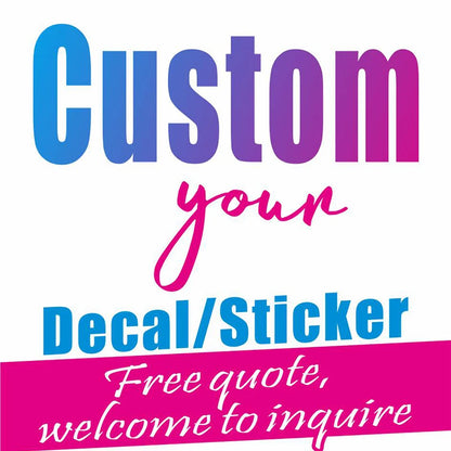 Custom Vinyl Decal Sticker Personalized Lettering Logo Picture