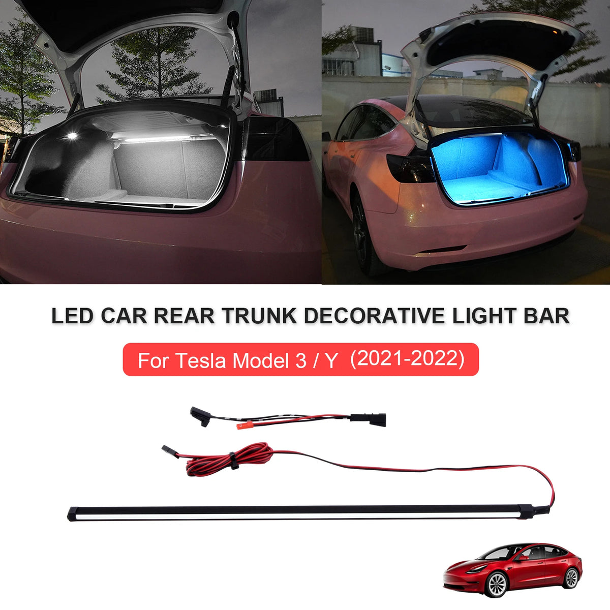 For Tesla Model 3 2019-2021 Accessories Trunk Tail Modification