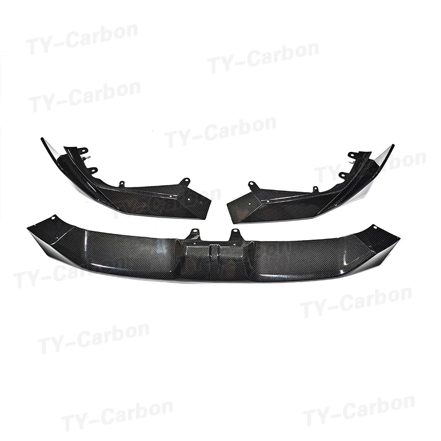 For BMW X6M F96 Lci 2024+ Dry Carbon Fiber Sq Front Lip Bumper