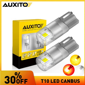 Auxito 2PCS T10 Canbus W5W 168 194 2824 Bulb