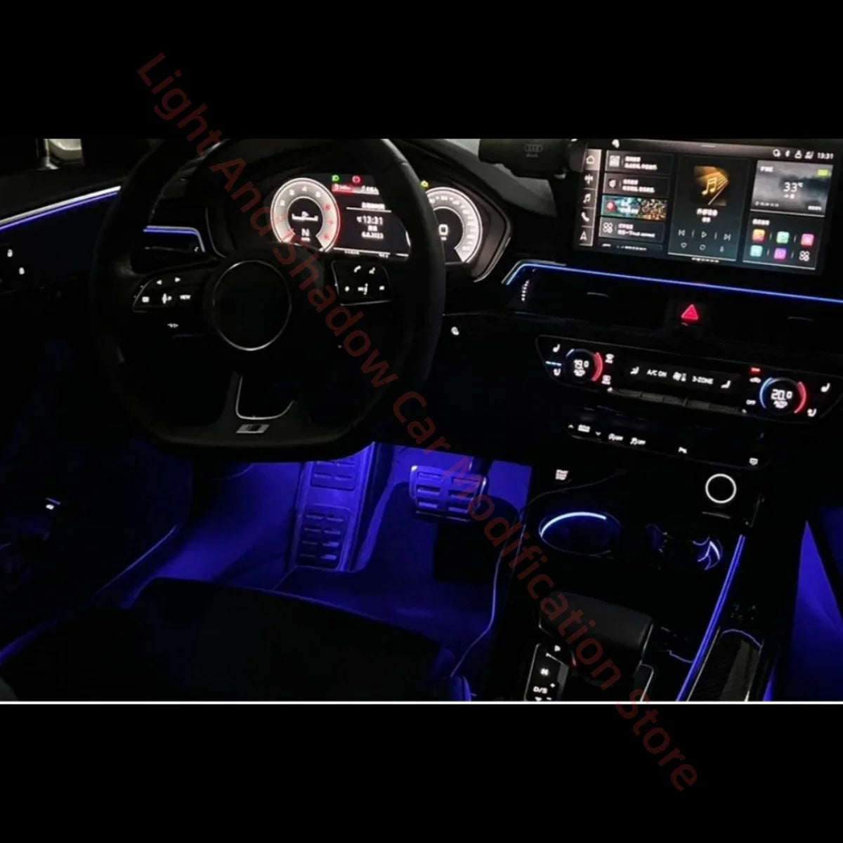 For Audi Q5 Q5L 2009-2016 LED Ambient Interior Lighting Upgrade