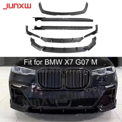 For BMW X7 G07 M Sport Carbon Fiber Body Kit 2019-2021 Front Lip