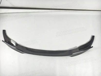 For BMW 5 Series F10 M5 2PCS Carbon Fiber Front Lip Spoiler