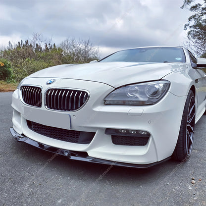 For BMW F12 F13 F06 V Front Bumper Lip Spoiler Splitter Diffuser