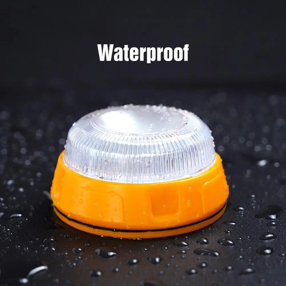 Mounted Magnetic Traffic Warning V16 No Dgt Emergency Yellow