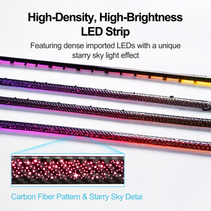 Ezonetronics Ambient Colors APP Control Carbon Fiber Piano Black