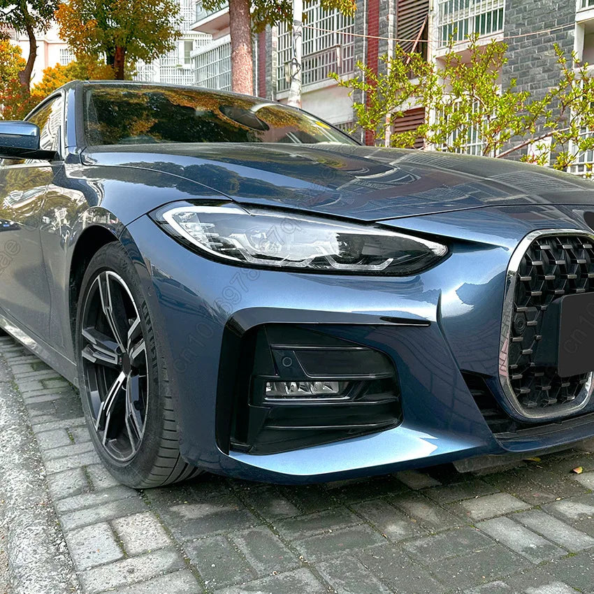 For BMW 4 Series G22 G23 Front Fog Frames Cover Trim Racing