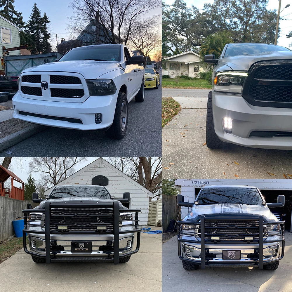 For Dodge Ram 1500 2013 2014 Fog Drl Bumper Driving 2015 2016