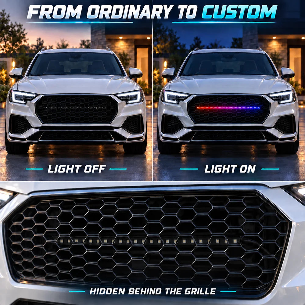 RGB Knight Rider Scanner Strip Flashing Grille Bar 12V