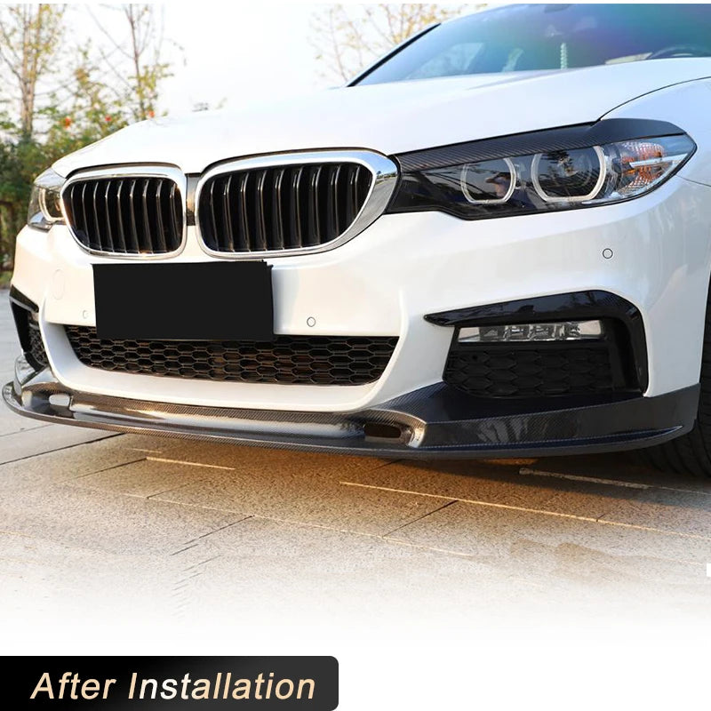 For BMW 5 Series G30 G31 Carbon Fiber Frp Front Bumper Lip