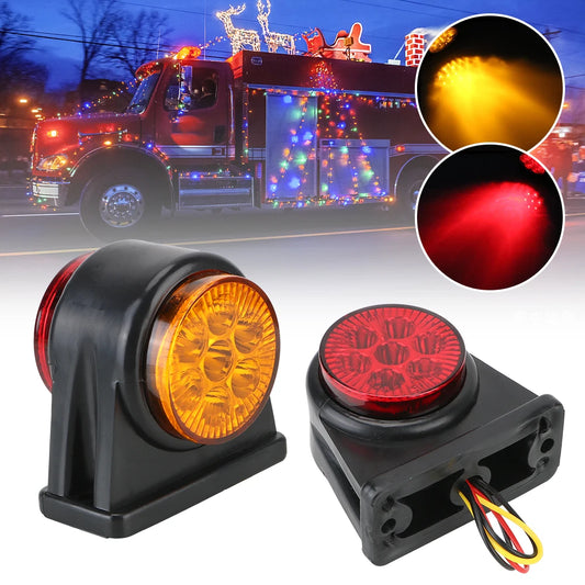 Yellow Red Indicator Side Marker Truck Turn Signal Clearance