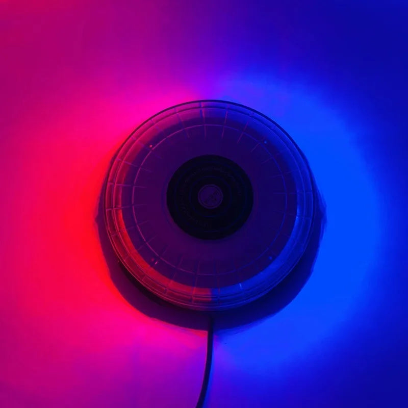 For 38-LED Red Blue Strobe Warning Excavator Parts Thickened