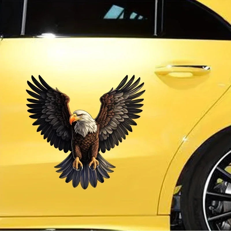 For Auto Door Window Body Vinyl 3D Flying Eagle Hd Picture