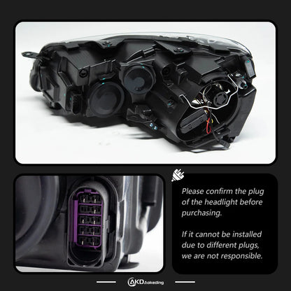 For Golf 6 LED Headlight Projector Akd Head Lens 2009-2012 R20