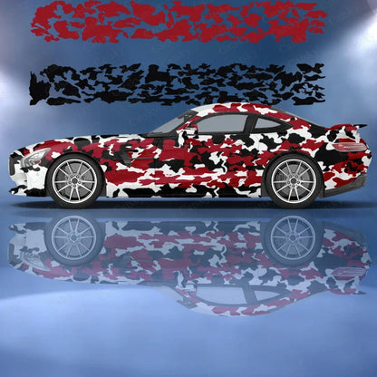 Camouflage Stickers Ita Tuning Racing Vinyl Decal Wrap Side