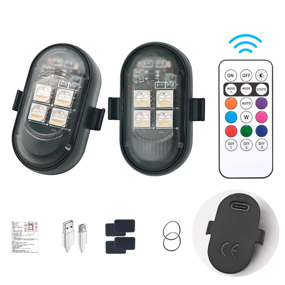 Remote Control Strobe RGB Flash Underglow Footwell Mods